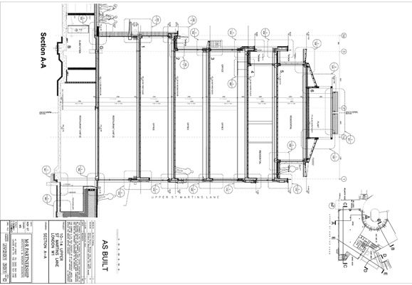 St Martin's Courtyard mixed use building newbuild architecture architect restaurant office residential flats