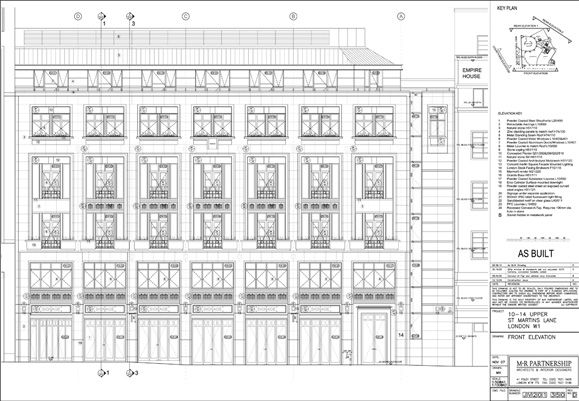 St Martin's Courtyard mixed use building newbuild architecture architect restaurant office residential flats